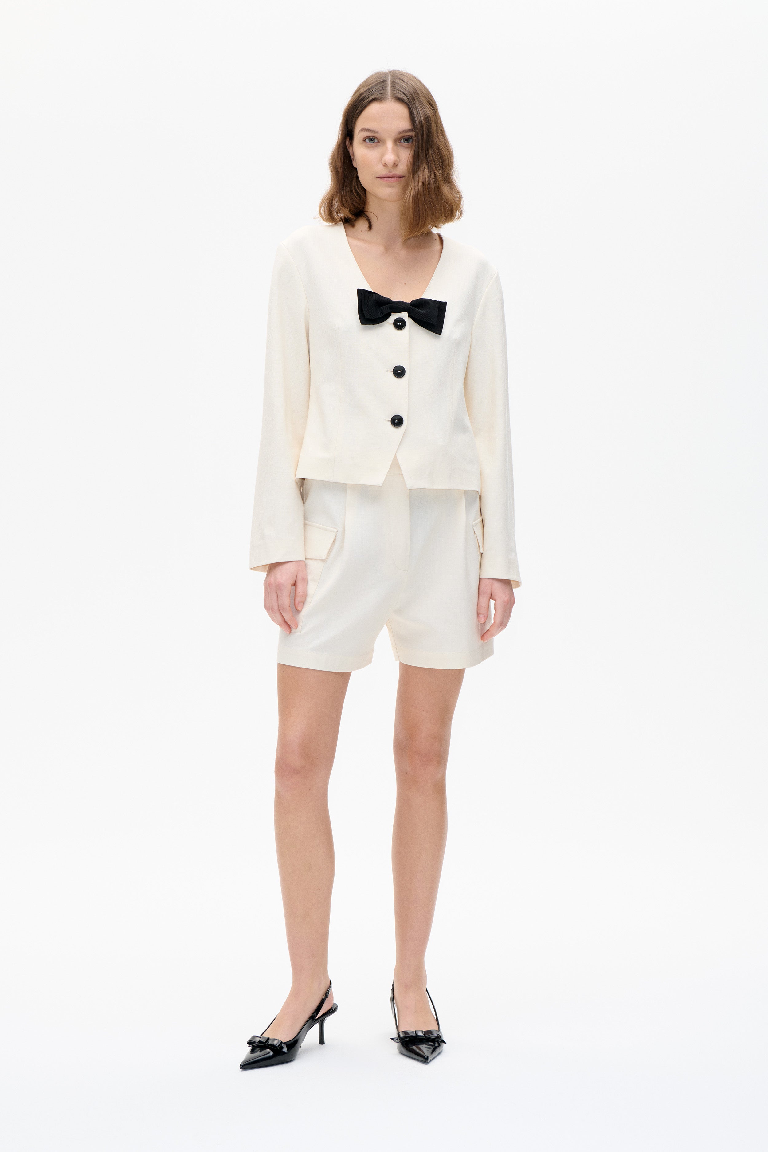 BEAU JACKET PEARLED IVORY