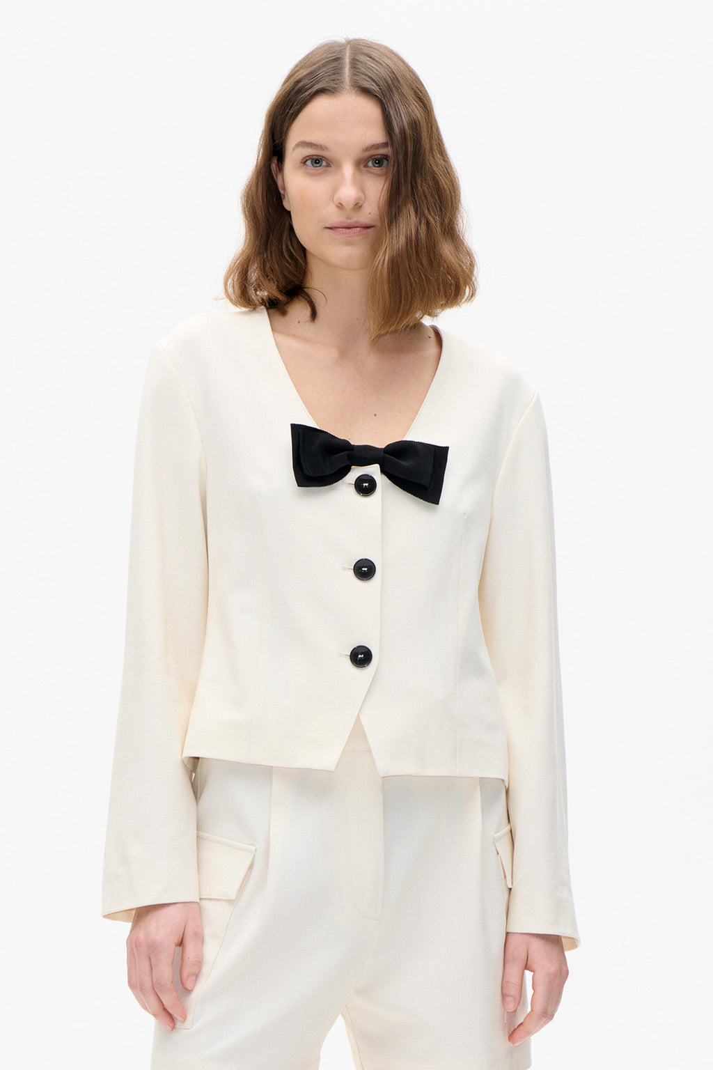 BEAU JACKET PEARLED IVORY