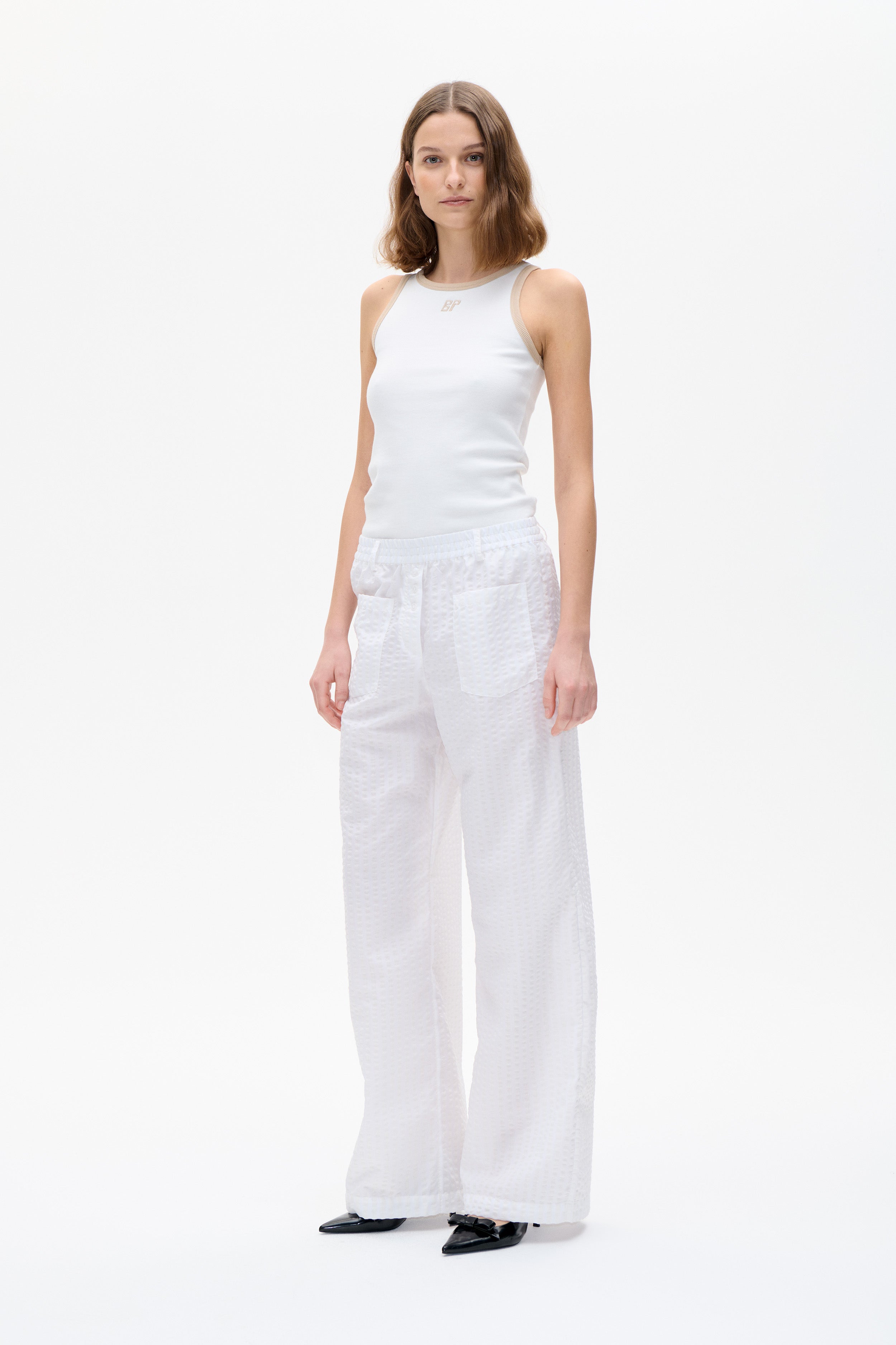 NIBAL TROUSERS | Egret